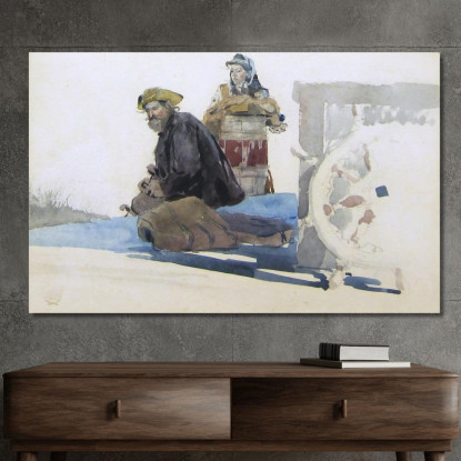 Deckpassagiere Winslow Homer drucken auf leinwand