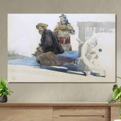 Deck Passengers Winslow Homer canvas print