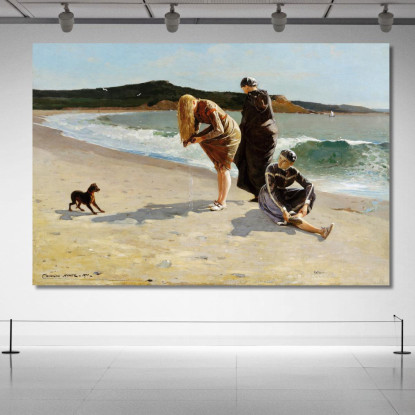 Eagle Head Manchester Massachusetts Marea Alta Winslow Homer cuadro en lienzo