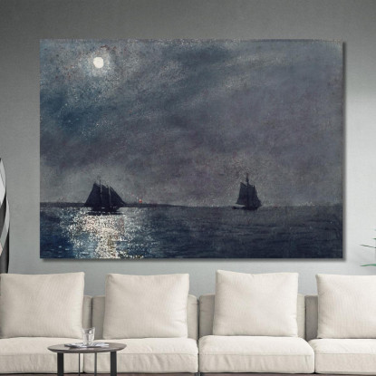 Leuchtturm Von Eastern Point Winslow Homer drucken auf leinwand
