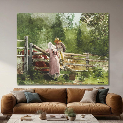 Feeding Time Winslow Homer canvas print