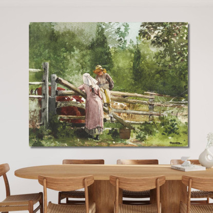 Feeding Time Winslow Homer canvas print