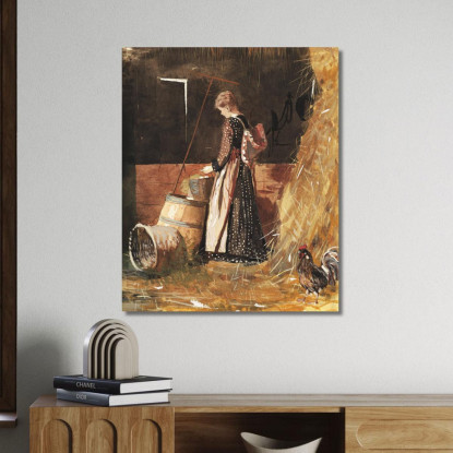 Fresh Eggs Winslow Homer canvas print