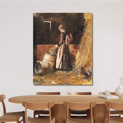 Uova Fresche Winslow Homer quadro stampato su tela