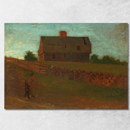 Casa De Guarnición York Maine Winslow Homer cuadro en lienzo