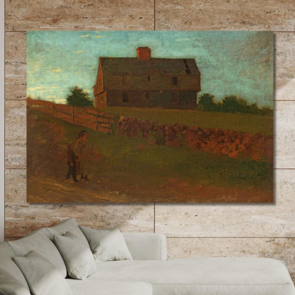 Garrison House York Maine Winslow Homer canvas print