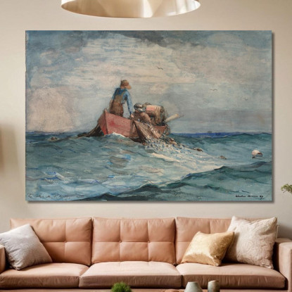 Transporter Les Filets Winslow Homer tableau impression sur toile