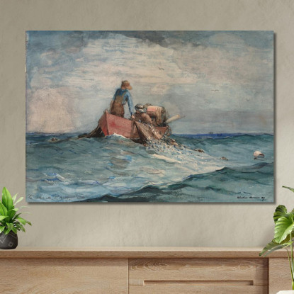Transporter Les Filets Winslow Homer tableau impression sur toile
