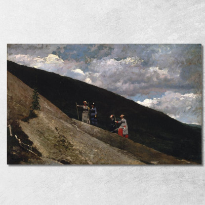 Dans Les Montagnes Winslow Homer tableau impression sur toile
