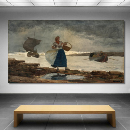 Inside The Bar Winslow Homer canvas print