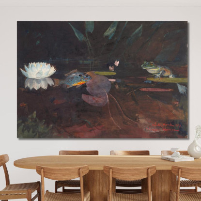 Mink Pond Winslow Homer canvas print