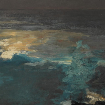 Mondlicht Holz Insellicht Winslow Homer drucken auf leinwand