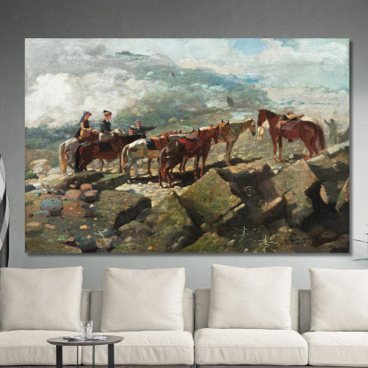 Monte Washington Winslow Homer quadro stampato su tela