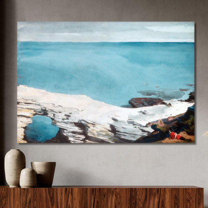 Pont Naturel Des Bermudes Winslow Homer tableau impression sur toile