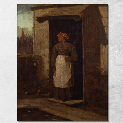 Vicino Ad Andersonville Winslow Homer quadro stampato su tela