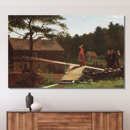 Old Mill The Morning Bell Winslow Homer canvas print