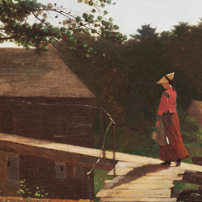 Old Mill The Morning Bell Winslow Homer canvas print