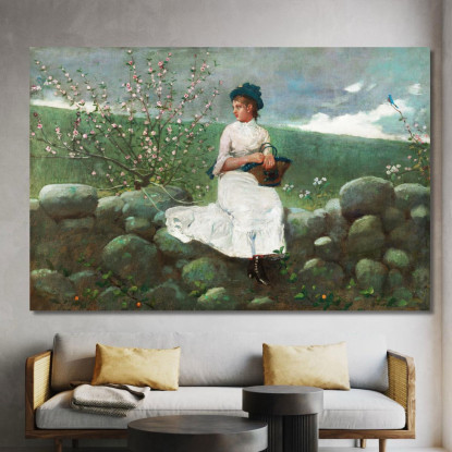 Fleurs De Pêche Winslow Homer tableau impression sur toile
