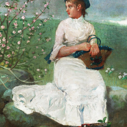 Fleurs De Pêche Winslow Homer tableau impression sur toile