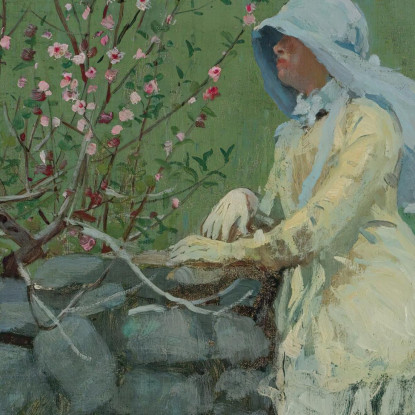 Fleurs De Pêche Winslow Homer tableau impression sur toile