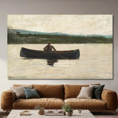 Jouer Un Poisson Winslow Homer tableau impression sur toile