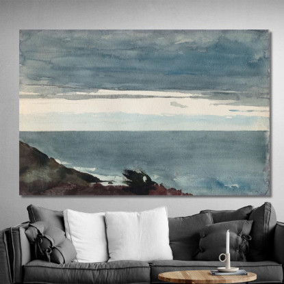 Prout'S Neck-Abend Winslow Homer drucken auf leinwand