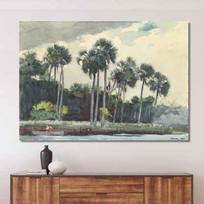 Red Shirt Homosassa Florida Winslow Homer canvas print