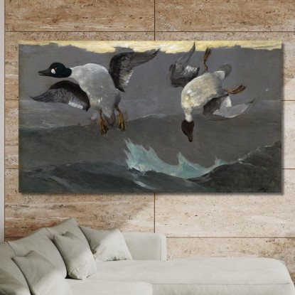 Rechts Und Links Winslow Homer drucken auf leinwand