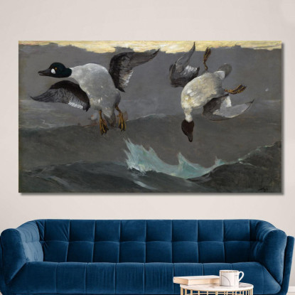 Rechts Und Links Winslow Homer drucken auf leinwand