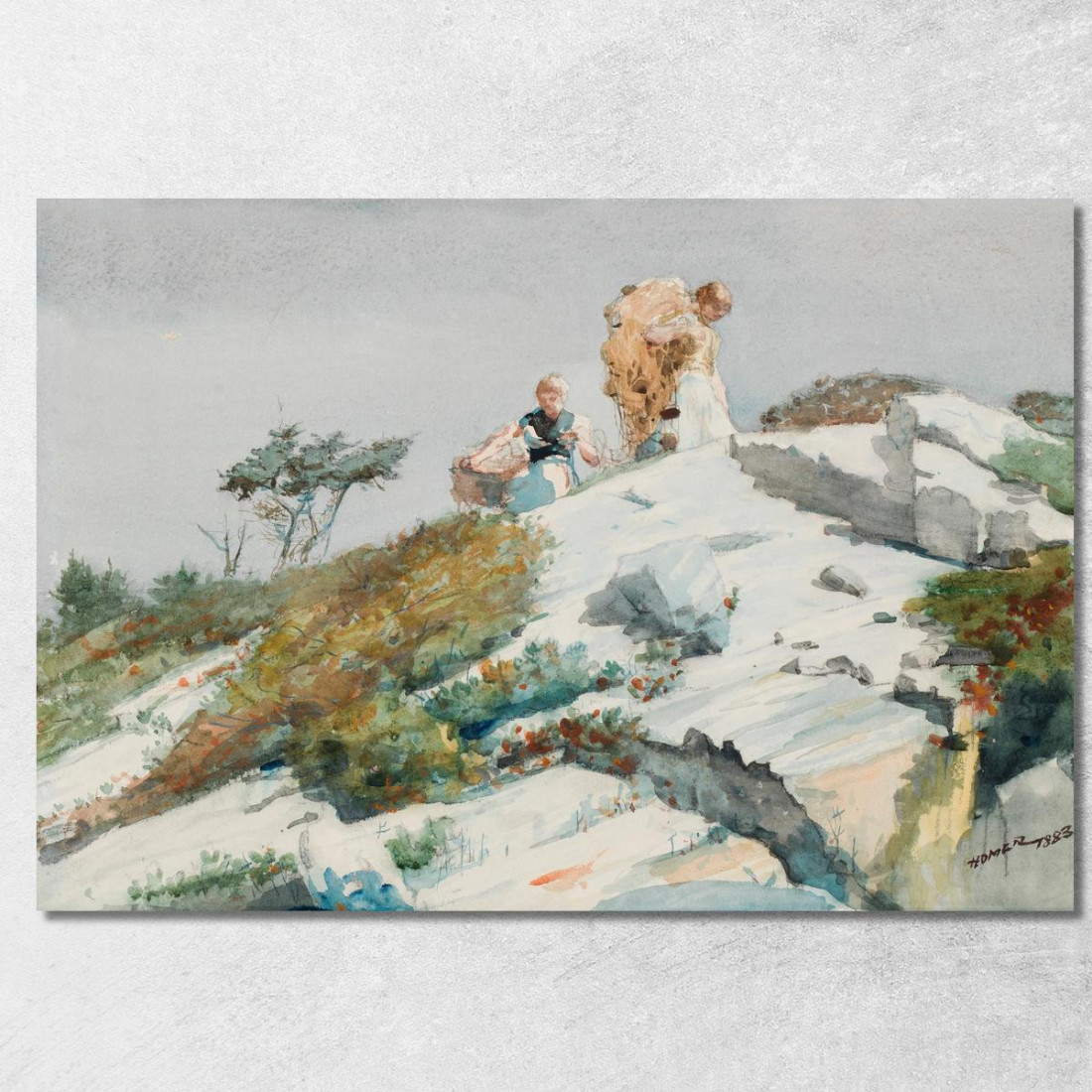 Rough Work Winslow Homer canvas print