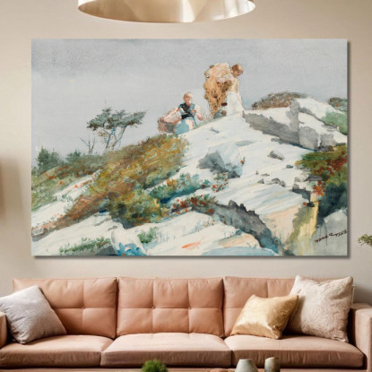 Travail Difficile Winslow Homer tableau impression sur toile