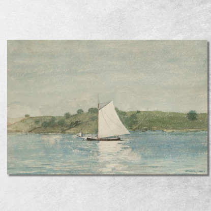 Navigation En Eaux Calmes Winslow Homer tableau impression sur toile