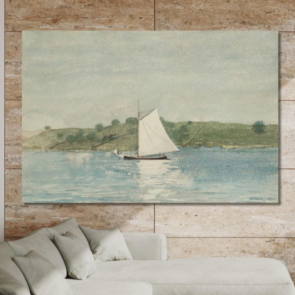 Navigation En Eaux Calmes Winslow Homer tableau impression sur toile