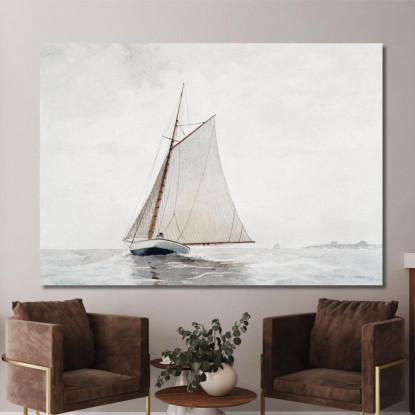 Navigation Au Large De Gloucester Winslow Homer tableau impression sur toile