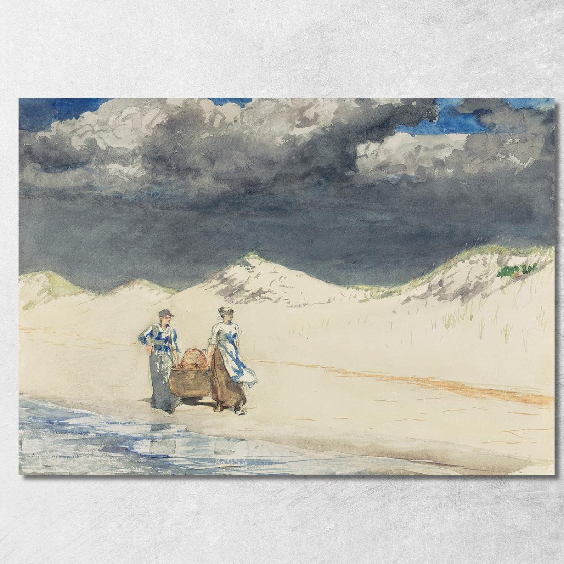 Sand And Sky Winslow Homer canvas print