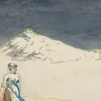 Sand Und Himmel Winslow Homer drucken auf leinwand