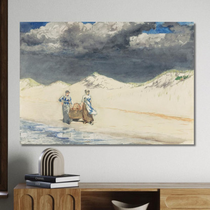 Sand Und Himmel Winslow Homer drucken auf leinwand