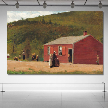 Hora De La Escuela Winslow Homer cuadro en lienzo