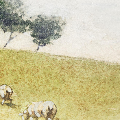 Pastorella Di Houghton Farm Winslow Homer quadro stampato su tela