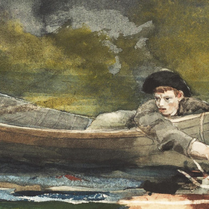 Boceto Para Sabueso Y Cazador Winslow Homer cuadro en lienzo