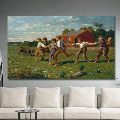 Schnapp Die Peitsche Winslow Homer drucken auf leinwand