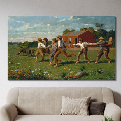 Schnapp Die Peitsche Winslow Homer drucken auf leinwand