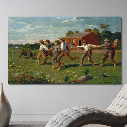 Schnapp Die Peitsche Winslow Homer drucken auf leinwand
