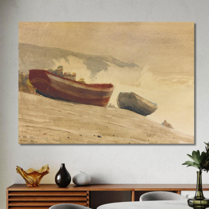 Storm On The English Coast Winslow Homer canvas print