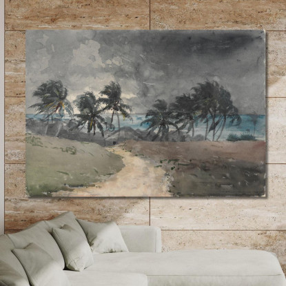 StormﾠBahamas Winslow Homer canvas print