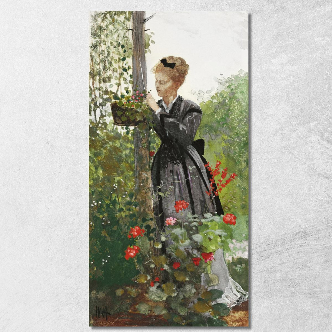 Été Winslow Homer tableau impression sur toile