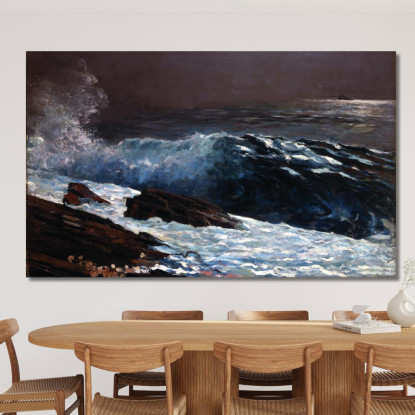 Luz Del Sol En La Costa Winslow Homer cuadro en lienzo