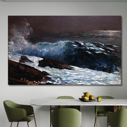 La Luce Del Sole Sulla Costa Winslow Homer quadro stampato su tela