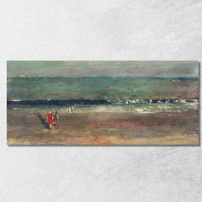 La Plage En Fin D'Après-Midi Winslow Homer tableau impression sur toile