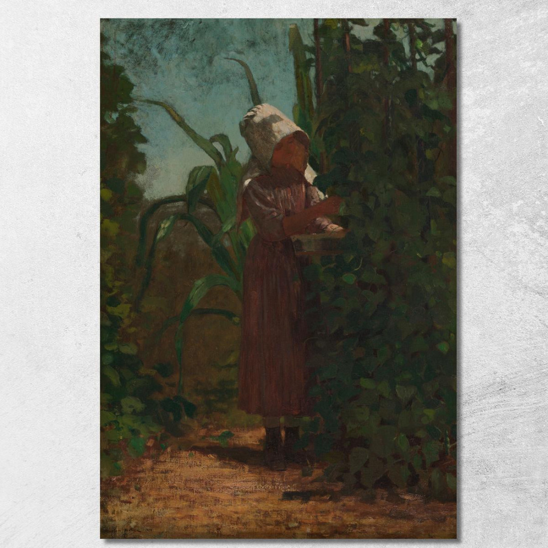 El Recolector De Frijoles Winslow Homer cuadro en lienzo